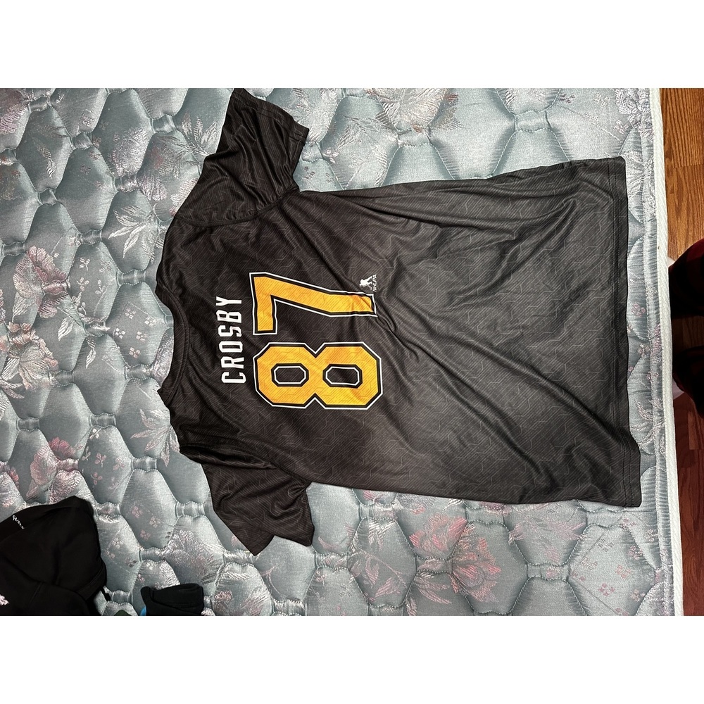Black #87 Boys Jersey